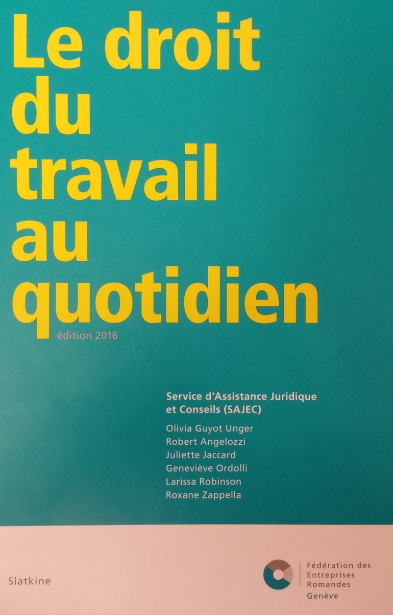 Ouvrage - Droit du travail au quotidien