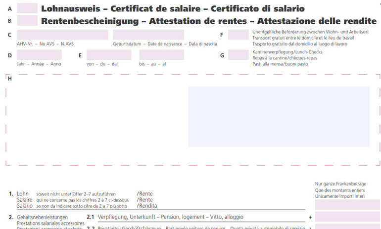 Info - Certificat de salaire