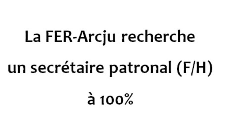 Recherche un secrétaire patronal (F/H) à 100%