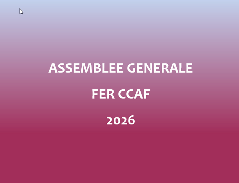 Assemblée générale de la FER CCAF 2026
