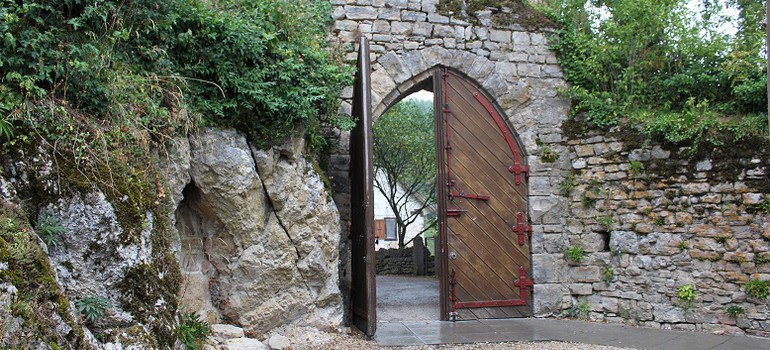 Porte de la Cour du Château de Pleujouse